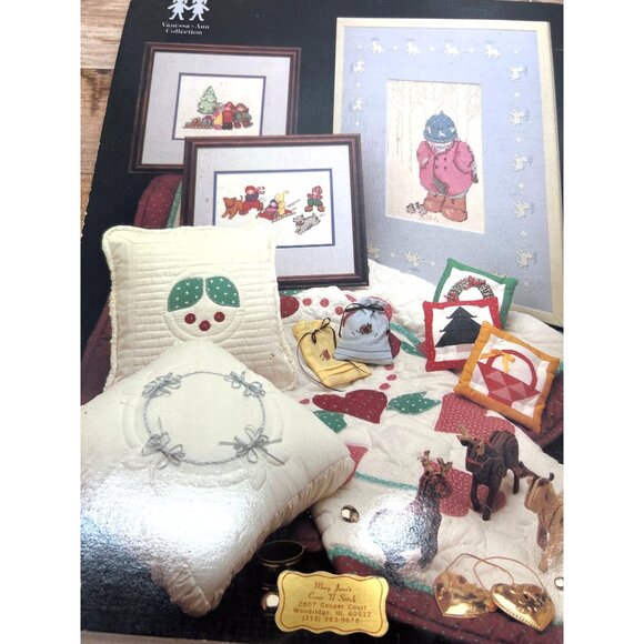 Vintage Cross-Stitch & Quilting Pattern Book - Picture 3 of 5